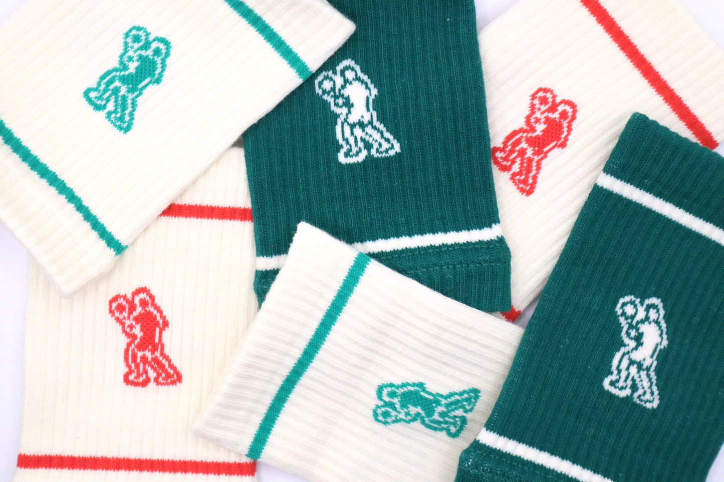 Collection of sweatbands with baseline sports club logo