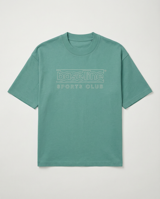 The Courtside Tee Big Logo - Green