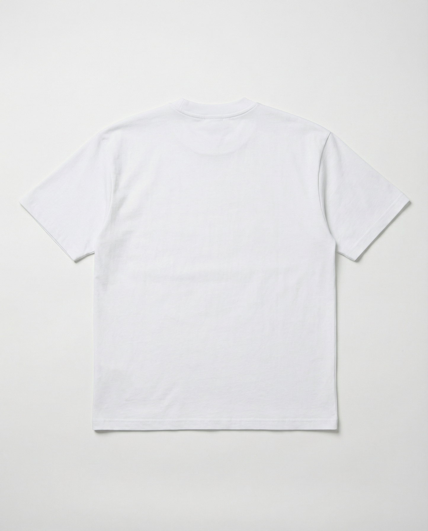 The Courtside Tee Big Logo - White